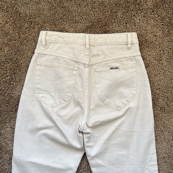 Rolla's Original High Rise Straight Jeans in Comfort Oyster/Cream - Picture 7 of 12
